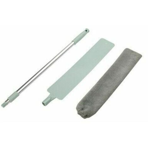 Serpillière magique en Microfibre, brosse de chevet pour la poussière, manche Long, nettoyage du fond du lit, balayage des poils en fourrure, vente en gros,1SET (1/5)