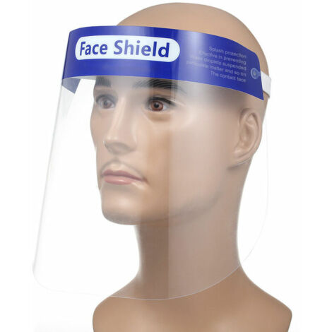 Housse De Protection Pour Le Visage, AntiGouttelettes AntiBuee AntiPoussiere, 10 Pcs (1/5)