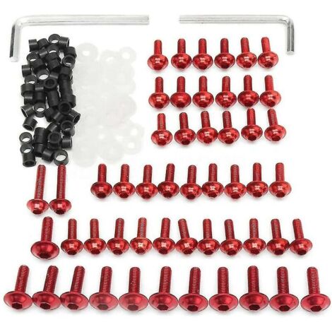 Kit de boulons de carénage de moto 158 pièces, clips de fixation vis vis de carrosserie de moto