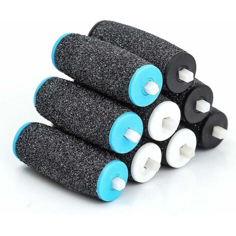 Green Mobility-Lot de 9 Rouleaux de Remplacement pour Scholl Velvet Smooth Pedi Remplacement ,3 Types de Rugosité