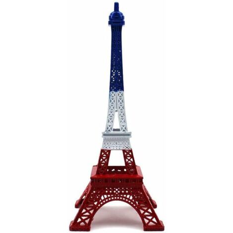 Green Mobility-1PC Mini Ornements Tour Eiffel 18 CM en Fer forgé Statue de Construction Miniature Paysage Monde Modèle Tour Eiffel Décoration (M) (1/5)
