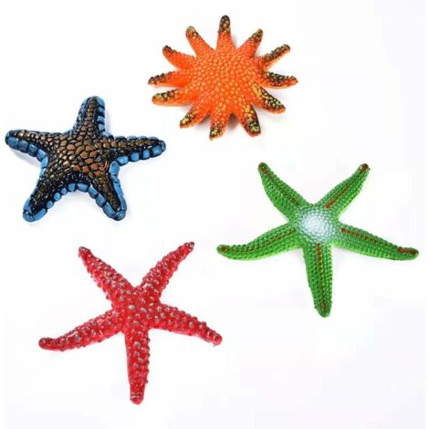 Green Mobility-Big Diving Toys 4 Pcs Starfish Pool Toy, Summer Swimming Diving Toys Set (Assortiment de couleurs) (1/5)