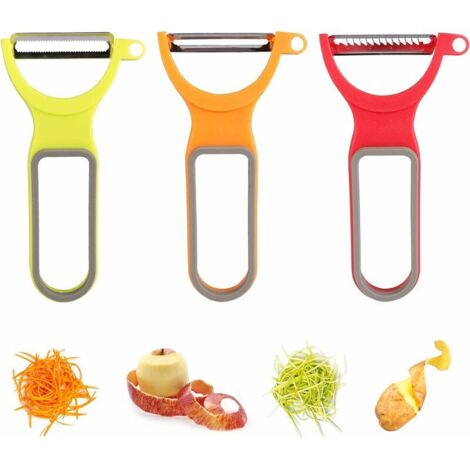 Green Mobility-Ensemble de 3 éplucheurs de pommes de terre de légumes de conception tout usage (1/5)