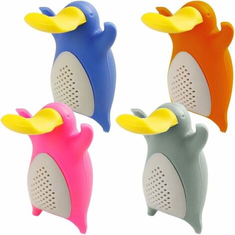 Green Mobility-Boules à Thé pour Feuilles de Thé,  Lot de 4 Ornithorynque Infuseurs Filtres en Silicone (1/5)