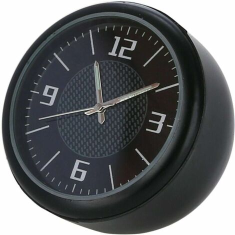 Green Mobility-Horloge de voiture , mini horloge lumineuse universelle à Quartz numérique pour évent de climatisation, ornements intérieurs de voiture (1/4)