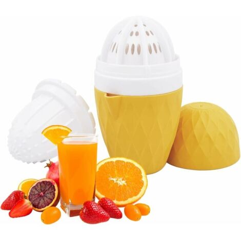 Green Mobility-Presse-agrumes Citron Presse-agrumes, Presse-agrumes manuel Orange, Presse-fruits pour orange, citron, agrumes, jus de raisin (jaune) (1/5)