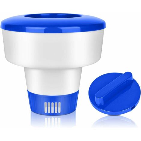 Green Mobility-8 Pouces Distributeur Flottant, Distributeur de Chlore pour Piscine, Diffuseur de Chlore, Diffuseur Chlore Piscine, Diffuseur Flottant Piscine pour Piscine/Spa/Aquariums (8 Pouces) (1/5)