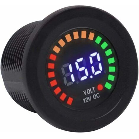 Green Mobility-TR Turn Raise 12V Tension Batterie Affichage Numérique Voltmètre pour Moto Bateau Voiture (1/5)
