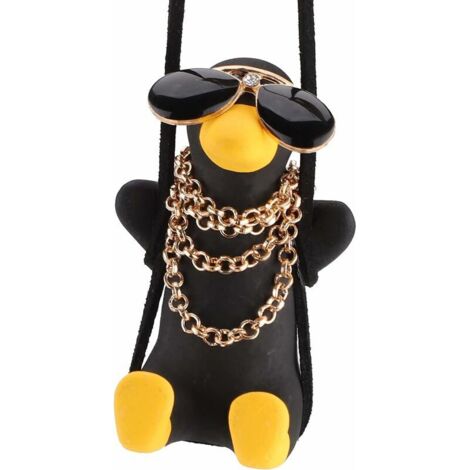 Green Mobility-Ornement Suspendu de Voiture de Canard Oscillant Canard Swing Mignon sur Pendentif Rétroviseur de Voiture Cadeaux drôles pour Femmes Hommes pour des Accessoires de décoration de Voiture (1/5)