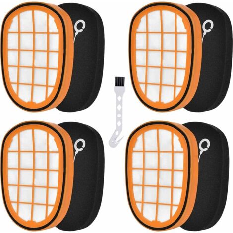 Green Mobility-4 PCS Filtres pour Philips SpeedPro Max Aqua Batterie Aspirateur Convient pour Philips aspirateur FC6822/6823/6827/6904/6906/6908 accessoire élément filtrant Accessoires (1/5)