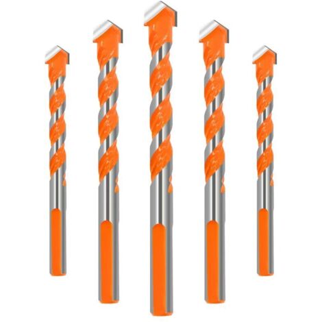 Green Mobility-Jeu de forets à diamant, 5 pièces, pour carrelage, marbre, verre, perçage, scie à trous, céramique, noyau de perçage, 6-12mm, (1/5)