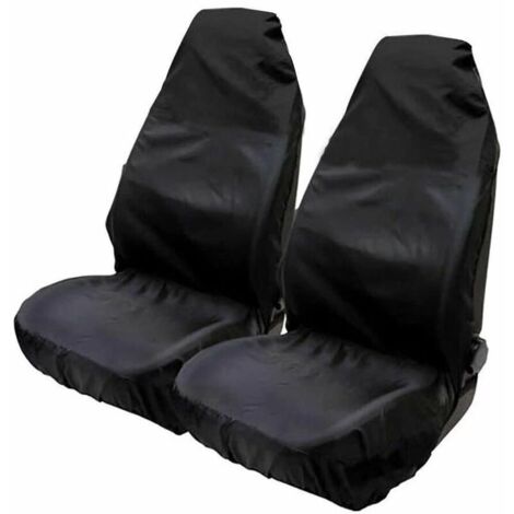 Green Mobility-Housses imperméables pour sièges auto universels (pack de 2) 132 X 54cm Noir
