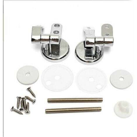 Green Mobility-Charniere Abattant, Lot de charnières de rechange pour lunette WC avec fixations en alliage de zinc (1/5)