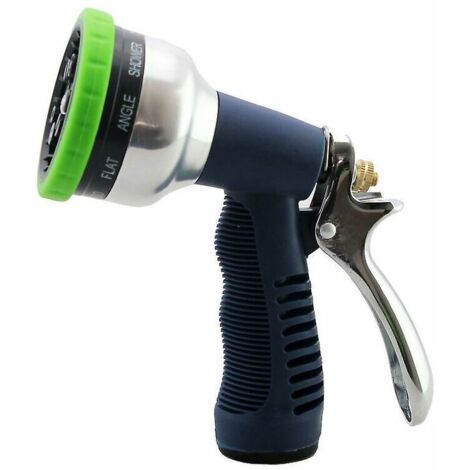 Green Mobility-Pistolet d'arrosage, Pistolet Arrosage de Pulvérisateur avec 3/4 Connecteur, 9 Modes Pistolet Arrosoir Réglable, Gâchette en Zinc Robuste, Haute Pression pour Douche/Jardin/Voiture/Pelo (1/5)