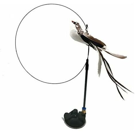 Green Mobility-Jouet de Plumes de Chat, Jouet créatif en Plumes pour l'entraînement du Chat et l'interaction avec Un Oiseau (1/5)