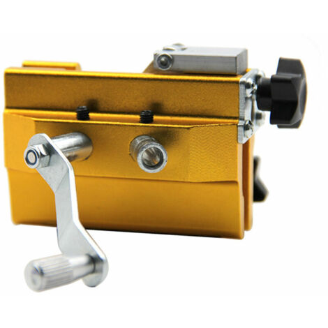Green Mobility-Meuleuse de chaîne de tronçonneuse en alliage d'aluminium portable et facile à installer meuleuse de chaîne à manivelle meuleuse de chaîne manuelle (1/5)
