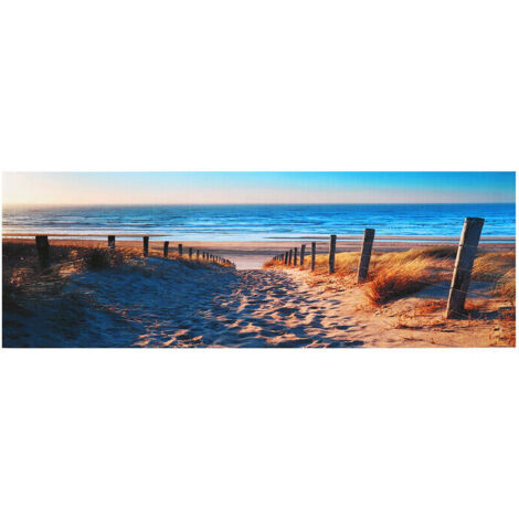 Green Mobility-Tableau Toile Mural Art Ocean Beach Nature paysage photo sans cadre 40120cm (1/5)