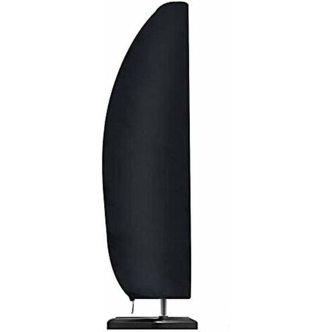 Green Mobility-Housse de protection pour parasol déporté 2 à 4 m de large tissu Oxford 210D imperméable à la poussière Résistant aux Noir 265x40/70/50cm (1/5)