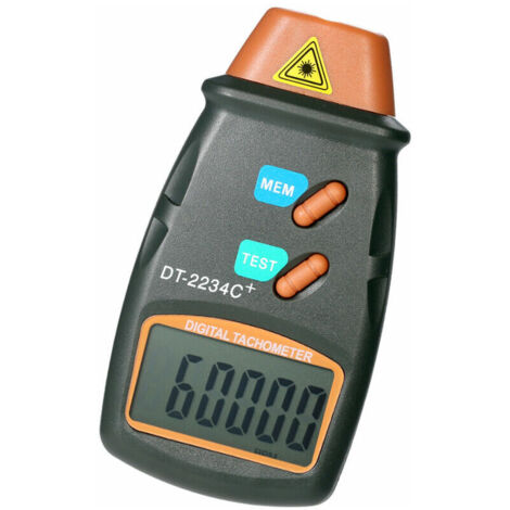 Green Mobility-Vélocimètre numérique laser de poche DT2234C+ sans piles, sans sac en tissu, emballage et livraison en carton (1/5)