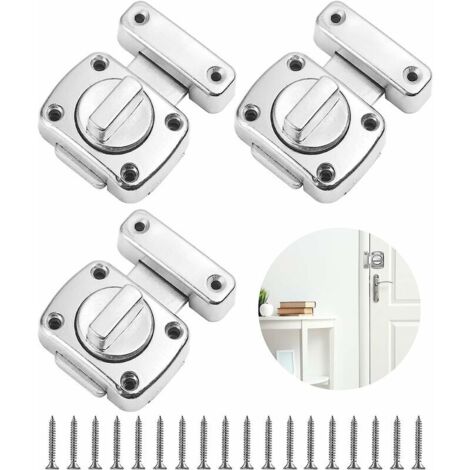Green Mobility-Serrure de porte en alliage de zinc 3 pièces Serrure de porte de sécurité robuste avec vis (1/5)