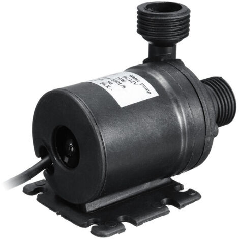 Green Mobility-DC12V 5M 800L/H Pompe Submersible Haute Performance à Faible Bruit Buse 4 Points Pompe à Courant Continu Sans Balai, Câble 50 Cm