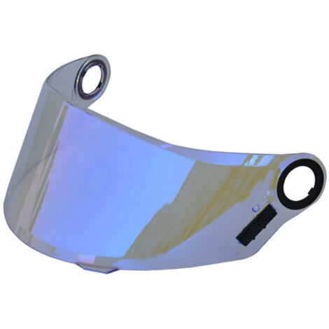 Green Mobility-Moto AntiUV Antirayures Casques Lentille Mode Visiere PareVent Lentille Remplacement pour LS2 FF358 FF396,modele:Bleu Transparent modele:Bleu Transparent (1/5)
