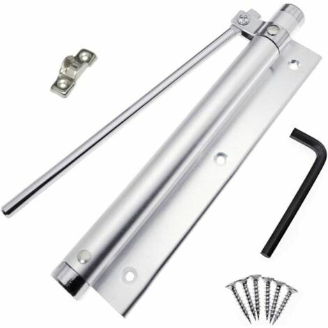 Green Mobility-FermePorte à Ressort en Alliage d'aluminium de Porte Closers réglable Monté en surface Dispositif de fermeture automatique 45kg (1 pièce) (1/5)