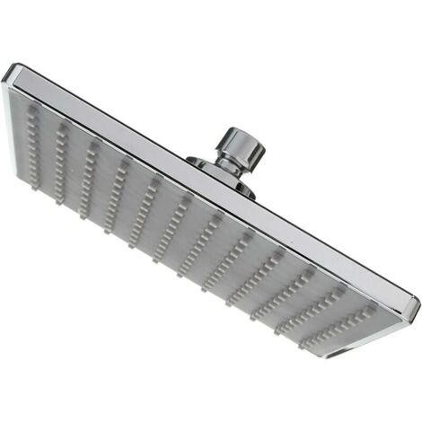 Green Mobility-Shower Head 8 inch Bathroom Square Shape Top Rainfall Pressurrize Shower Head (1/5)