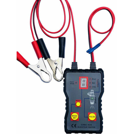 Green Mobility-Testeur D'Injecteur De Carburant Automatique 12 V 4 Modes D'Impulsion Systeme De Pression De Carburant De Vehicule De Voiture Outil De Test De Diagnostic Kit D'Outils De Nettoyage, Mult (1/5)