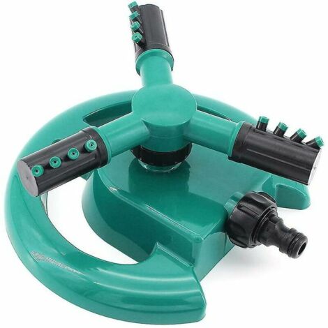 Green Mobility-Arroseur de pelouse, système d'irrigation par arrosage Rotatif à 360 degrés Automatique de l'arroseur de Jardin, pour l'arrosage des Fleurs et des légumes (1/5)