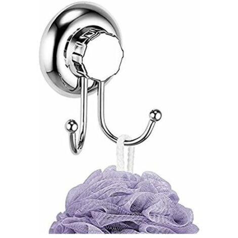 Green Mobility-Double Crochet à Ventouse - Système de Vide - Pas de Perçage - Crochet pour Serviette et Peignoir - Acier Inoxydable - Crochet Muralpour Salle de bain et Cuisine (1/5)
