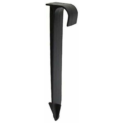 Green Mobility-100Pcs Supports De Tuyau De Tube Dn16 Type C Enjeux Au Sol Pour Tuyauterie De Tuyau Pe Raccords D'Irrigation Par Gouttières Connecteurs D'Eau De Jardin (1/5)
