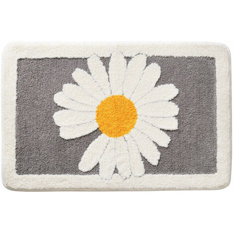 Green Mobility-Tapis d'entrée floqué domestique épais tapis anti-dérapant de salle de bain tapis de pied absorbant pour porte de salle de bain (4060CM) (1/5)