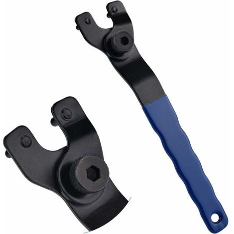Green Mobility-Epaississement Réglable Clé Universelle pour Meuleuse d'Angle avec Douille Hexagonale, Clé pour Meuleuse d'Angle Facile à Installer (1/5)