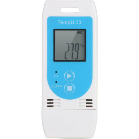 Green Mobility-KKmoon Enregistreur de données humidité/température USB RH TEMP Capacité d'enregistrement de 32 000, modèle : Blue Blue (1/5)