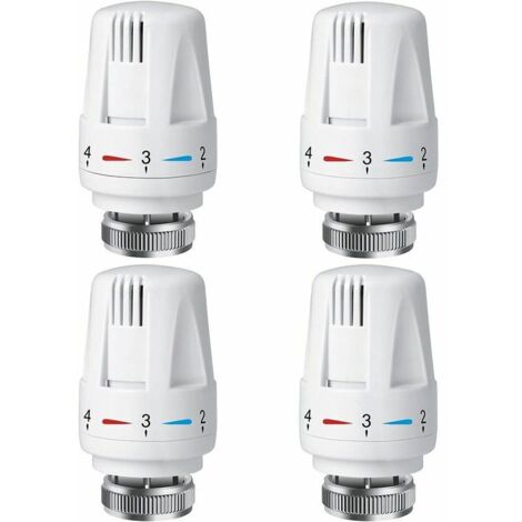 Green Mobility-Tête thermostatique de radiateur PCS, tête de thermostat de radiateur TRV M30 x 1,5, vanne thermostatique de radiateur, vannes de radiateur de radiateur pour système de chauffage pour l (1/5)