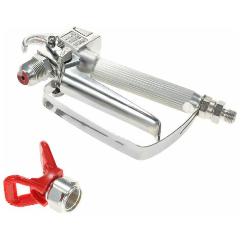 Green Mobility-3600psi peinture de pulverisateur sans air haute pression pistolet de pulverisation special peinture pistolet de peinture au latex + base rouge (1/5)