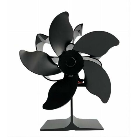 Green Mobility-Ventilateur de poêle thermodynamique à économie de carburant pour accessoires de cheminée et de poêle, ventilateur écoefficace, 5 pales, alliage d'aluminium (1/5)