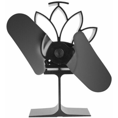 Green Mobility-Ventilateur de poêle thermodynamique économe en carburant pour cheminée et accessoires de poêle, ventilateur écoefficace, 2 pales (1/5)