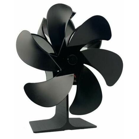 Green Mobility-Ventilateur de poêlecheminée thermodynamique à 6 pales pour accessoires de cheminée et de poêle, ventilateur écoefficace, diamètre de pale 16,5 cm (1/5)