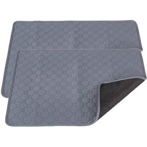 Green Mobility-2X Tapis éducateurs pour Chiens, Tapis Propreté Chiot Lavable, Ultra Absorbant, Réutilisables Alese pour Animaux Domestiques Apprentissage,L-100x72cm