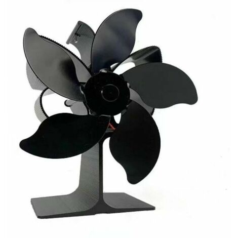 Green Mobility-Ventilateur de poêlecheminée thermodynamique à 5 pales pour accessoires de cheminée et de poêle, ventilateur écoefficace, diamètre de pale 15cm (1/5)