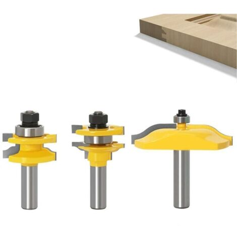 Green Mobility-Fraise à Rainurer, Ogee Rail & Ogee Raised Panel [ 8 mm ], Fraise à Bois pour Outils de Menuiserie (1/5)
