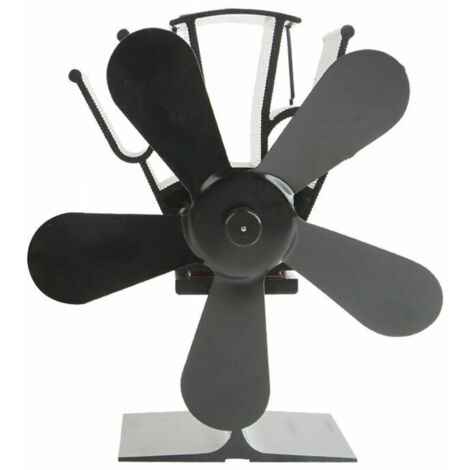 Green Mobility-Ventilateur de poêle thermodynamique économe en carburant pour cheminée et accessoires de poêle, ventilateur écoefficace, 5 pales (1/5)