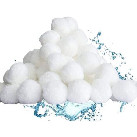 Green Mobility-Billes filtrantes, boules filtrantes de piscine 500G / 700G, matériau filtrant à haute perméabilité à l'eau pour pompes de piscine, sable filtrant pour filtres à sable de piscine (500g) (1/5)