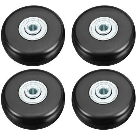 Green Mobility-Roulette de valise 50mm – Charge lourde jusqu'à 51kg – Caoutchouc muet pivotant – Lot de 4 roues de rechange pour bagages (1/5)