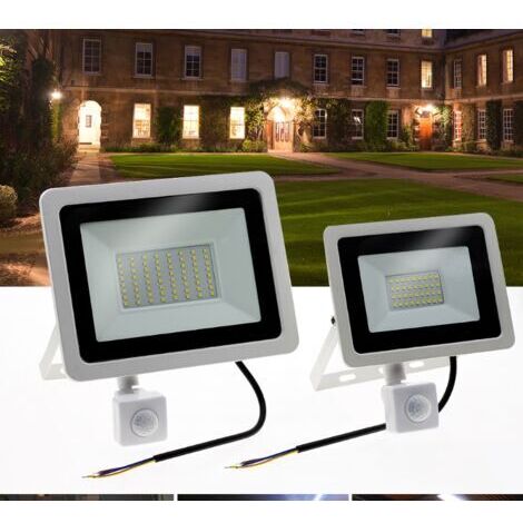 Green Mobility-Projecteur LED extérieur 10W avec détecteur de mouvement – Température de couleur 3000K – IP66 pour extérieur – Aluminium moulé sous pression (1/5)