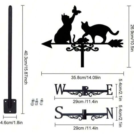 Green Mobility-Griffoir pour chat , papillon, décoration de toit et artisanat de jardin, décorations et ornements de jardin pour la maison (1/4)