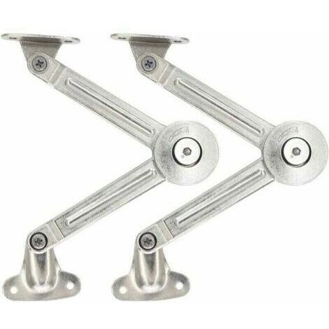 Green Mobility-Lot de 2 charnières à amortissement pour portes de placards de cuisine relevables