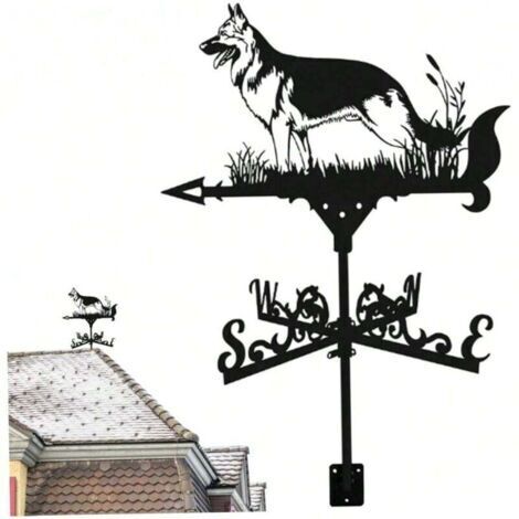 Green Mobility-Girouette Berger Allemand - Décoration intérieure et extérieure pour jardin de style campagnard ou tonnelle. (1/4)